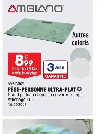 ALDI Pese-personne ultra-Plat offre