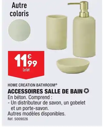ALDI Accessoires salle de bain offre