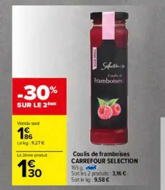 Coulis De Framboises Carrefour Selection