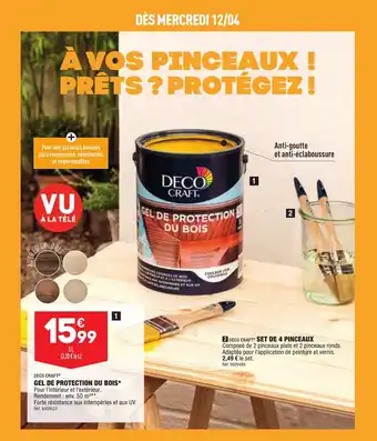 ALDI Gel de protection du bois offre