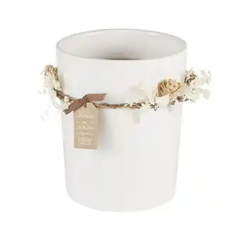 Maisons du Monde Bougie parfumée en céramique blanche 930 g offre