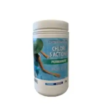 Chlore lent 5 actions galet 250 gr 1kg - 35108bcm - nmp