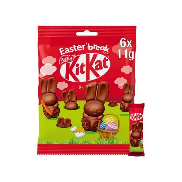 Promo Kit kat mini lapins en chocolat chez ALDI