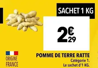 Supeco Pomme de terre ratte offre