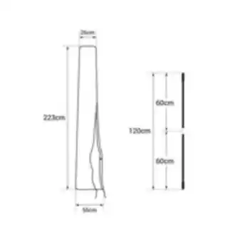 E.Leclerc Brico Housse 218cm pour parasol déporté offre