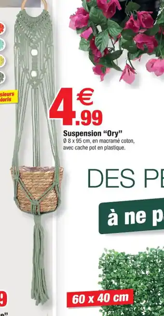Bazarland Suspension ory offre