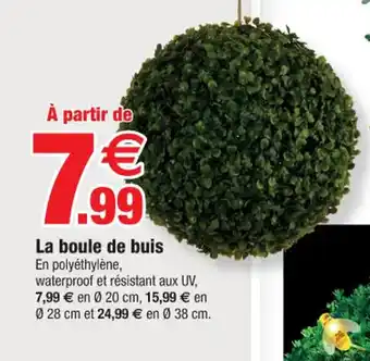 Bazarland La boule de bois offre