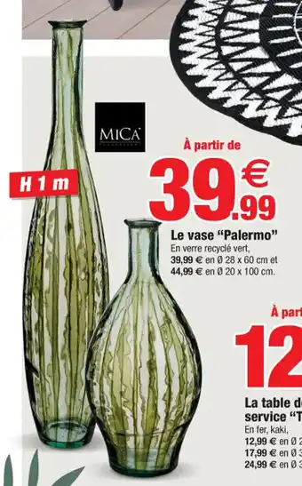 Bazarland Le vase palermo offre
