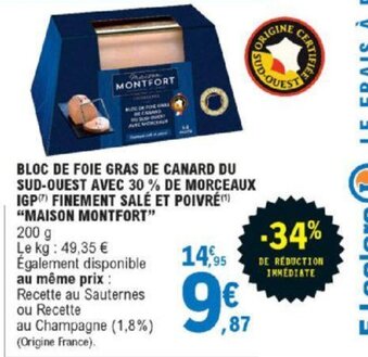 E.Leclerc Maison Montfort offre
