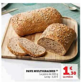 Hyper U Pave multigraines offre