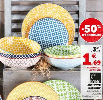 Super U ASSIETTE DESSERT offre