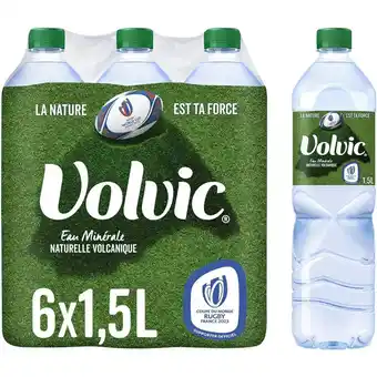 Auchan Eau minérale naturelle volvic offre