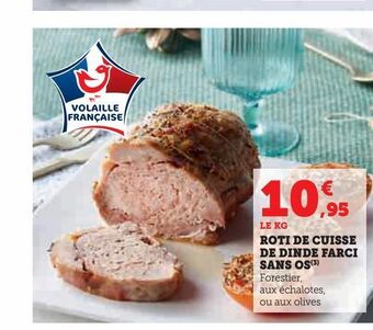 Hyper U Roti de cuisse de dinde farci sans os offre