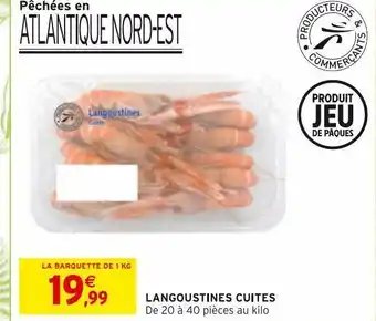Langoustines cuites