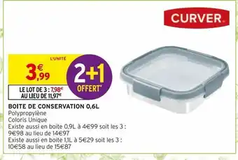 Intermarché Hyper Boite de conservation 0.6l offre