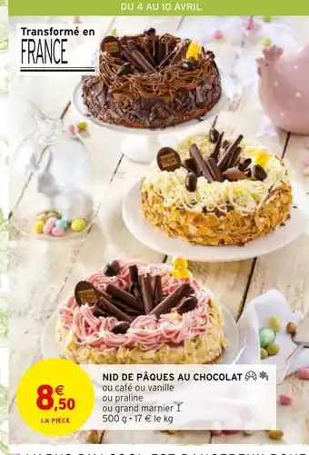 Intermarché Express Nid de pâques au chocolat offre