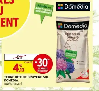 Intermarché Hyper Terre dite de bruyere 50l domedia offre