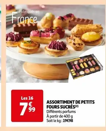 Auchan Supermarché Assortiment de petits fours sucrés offre