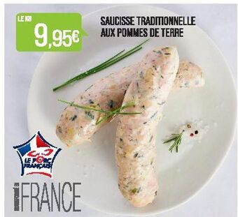 Match Saucisse traditionnelle aux pommes de terre offre