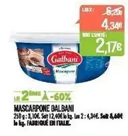 Match Mascarpone galbani offre