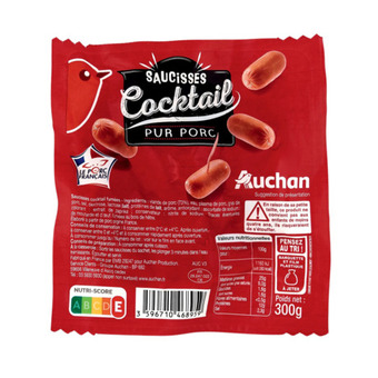 Auchan Supermarché Saucisse cocktail auchan offre