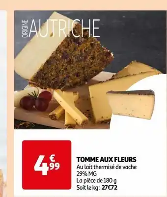 Auchan Supermarché Tomme aux fleurs offre