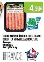 Match Chipolatas supérieure bleu-blanc-coeur la nouvelle agriculture offre