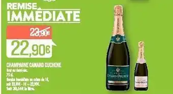 Match Champagne canard duchene offre