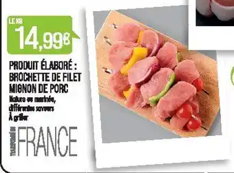 Match Brochettes de porc offre
