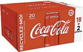 Casino Supermarchés COCA COLA canette offre
