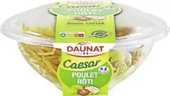 Casino Supermarchés Salade Bulle Fraîcheur La Caesar poulet crudités offre