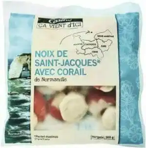 Géant Casino Noix de Saint-Jacques de Normandie surgelées offre