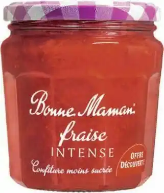 Confiture moins sucrée Fraise Intense