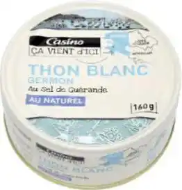 Géant Casino Thon Blanc au naturel offre