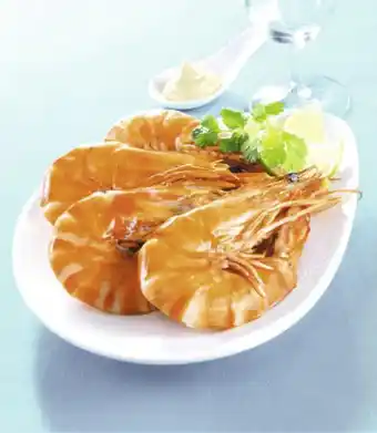 Géant Casino Crevettes cuites LABEL ROUGE offre