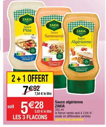Cora x Carrefour Sauce Algérienne Zaloa offre