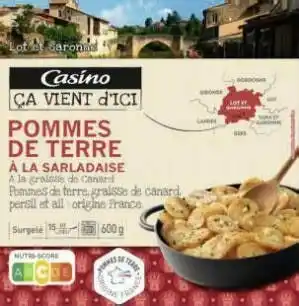 Géant Casino Bon plan sur les pommes de terre à la sarladaise surgelées offre