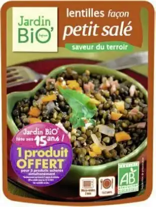 Géant Casino Lentilles façon petit salé offre