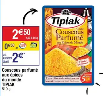 Cora x Carrefour Couscous Parfumé Aux épice Du Modne TIPIAK offre