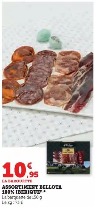 U Express Assortiment bellota 100% iberique offre