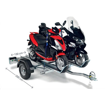 Norauto Remorque porte 2 motos 500 Kg NORAUTO PM2 offre