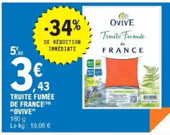 E.Leclerc Truite Fumée De France Ovive offre