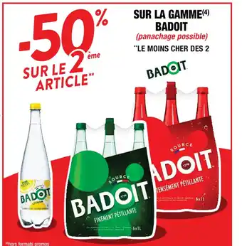 Cora x Carrefour Sur La Gamme Badoit offre
