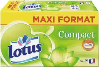 Géant Casino Mouchoirs étuis compact aux extraits de Lotus offre