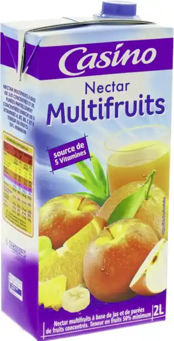 Géant Casino Nectar Multifruits offre