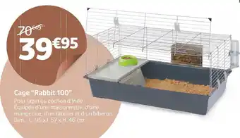 Jardiland Cage “rabbit 100” offre