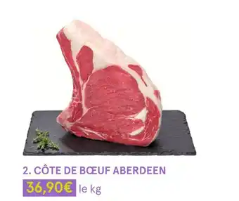 Monoprix Côte de bœuf aberdeen offre