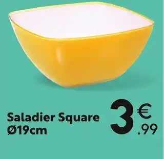 Maxi Bazar Saladier square ø19cm offre