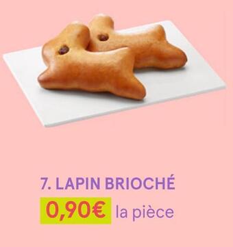 Monoprix Lapin brioché offre