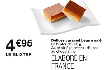 Monoprix Délices caramel beurre salé offre